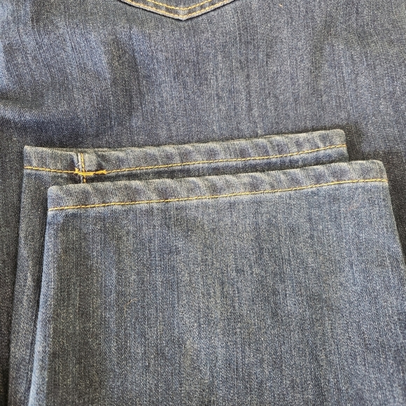 Catherines Blue Jeans Womens Plus Sz 18W Straight Leg Stretch High Rise Denim - Picture 6 of 6